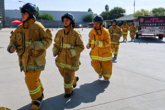 Lafd Camp Gives Girls A Different Wallpaper
