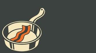 Minimalistic Bacon Team Fortress Wallpaper