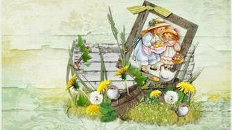Spring Time On The Farm Wallpaper HD