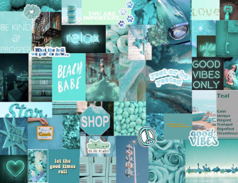 Turquoise Aesthetic Wallpaper