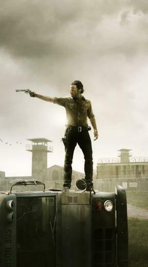 Rick Grimes From The Walking Dead iPhone Wallpaper