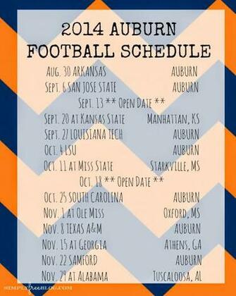 Find New Auburn Football Schedule Res And Model On