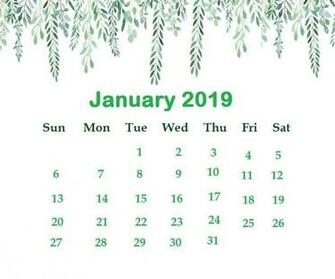 January Desktop Background Wallpaper Calendar