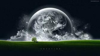 Stock Photos Of Planet Earth Green Field Creation HD Image