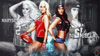 New Wallpaper For Nikki Bella And Maryse By Eslamelastora On