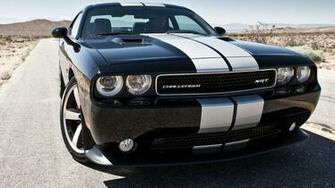 Black Dodge Challenger Srt8