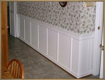 Custom Wainscoting Ideas Moulding This Hallway