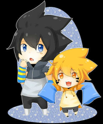 Chibi Luxray And Floatzel By Sellleh