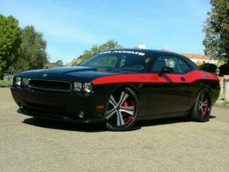 Black Dodge Challenger Srt
