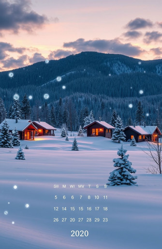 January Calendar Wallpaper