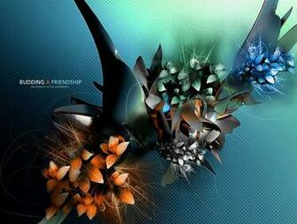 3d Flowers Wallpaper