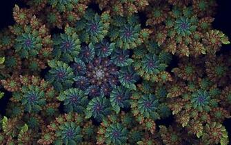 Trippy Fractal Wallpaper Id Wallpapervortex