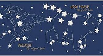 Constellations Wall Border Night Sky Stars Wallpaper Roll