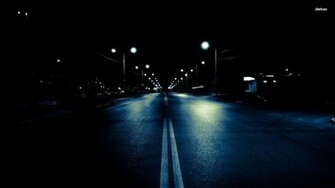 Dark City Street Wallpaper HD