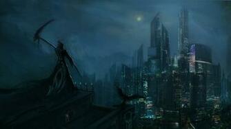 Tweet Fantasy City Death Grim Reaper Resolution