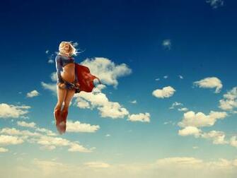 Supergirl Flying In The Sky Wallpaper HD From