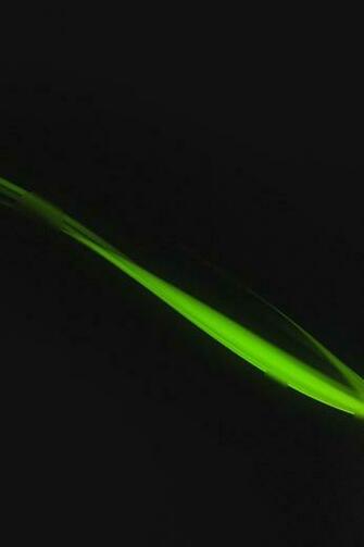 Wallpaper Green Black Wave HD iPhone