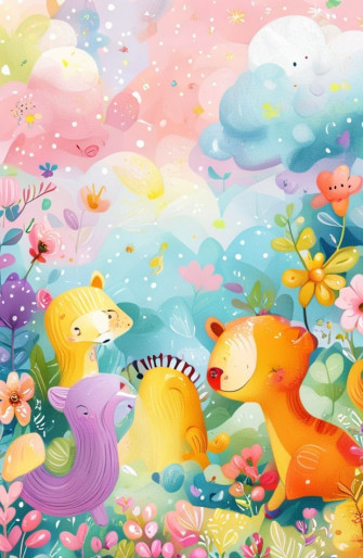 Cute Cartoon Wallpaper For Girls