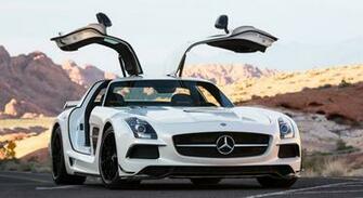 Mercedes Benz Sls Amg Wings HD Desktop Wallpaper 4k