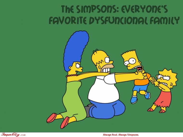 Funny Simpsons Wallpaper