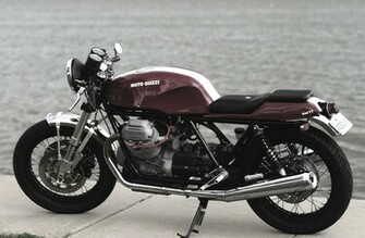Moto Guzzi 850t3 Cafe Racer Wallpaper Of Motorcycle