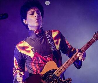 Prince Singer R B Pop Concert Guitar Wallpaper Background