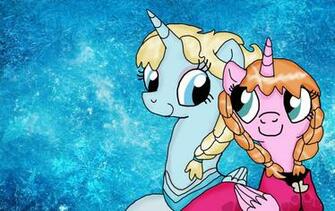 Anna And Elsa Wallpaper Mlf By Dulcechica19