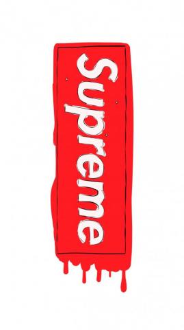 White Supreme Wallpaper On