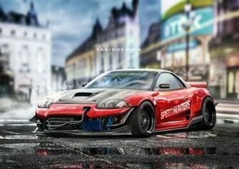 Yasiddesign Render Artwork Car Tuning Mitsubishi 3000gt