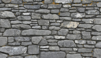 Outdoors Pattern Gray Brick Wall Building Stone Material Rough Texture Wallpaper