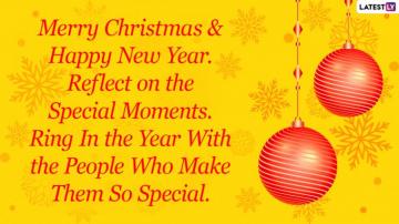 Merry Christmas Happy New Year Wishes In Advance Celebrate