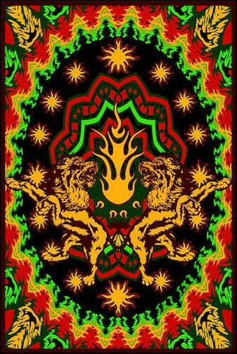 Trippy Rasta Background For