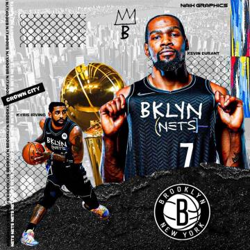 Brooklyn Nets Graphic Kevin Durant