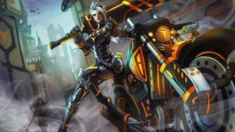 League Legends Lol Moba Riven Warrior Sword Bike Wallpaper