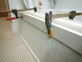 Update A Bathtub Surround Using Beadboard Bathroom Ideas Designs