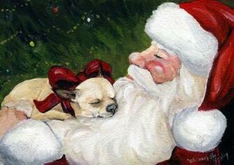 Chihuahuas Cozy Christmas Fan Art