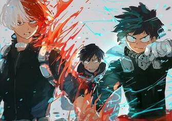 My Hero Academia HD Wallpaper Izu Asli Gelap