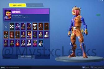 In Game Image Of The Newly Leaked V5 Skins Fortnite Insider