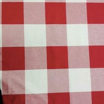Red Buffalo Check Fabric For