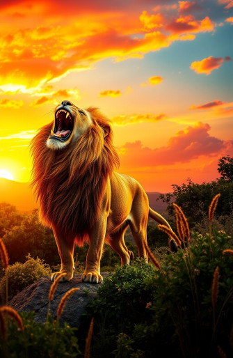 Lion Roar Wallpaper