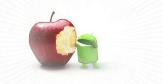 Gallery For Android Eats An Apple Wallpaper