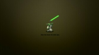 Wallpaper Star Wars Jedi Yoda Minimalism Widescreen On