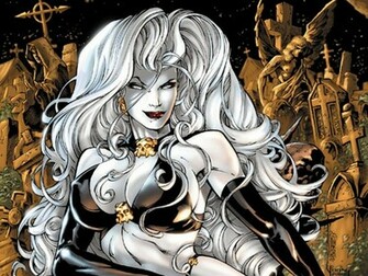 Lady Death Looking Smug In A Graveyard Thinking Happy