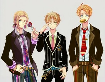 Hetalia Image England France America Wallpaper Photos