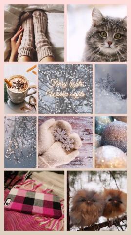 Samantha Hall On Winter Wallpaper
