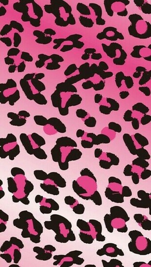 Pink Leopard Print Wallpaper