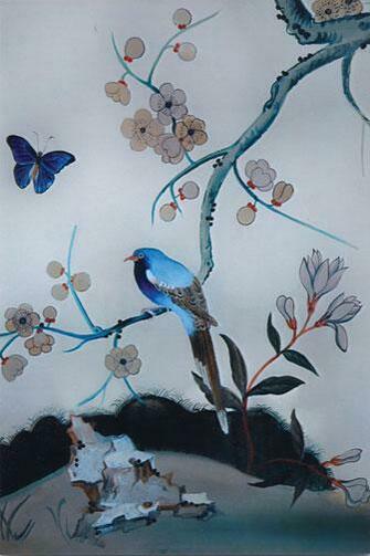 Chinoiserie Compositions Murals Trompe L