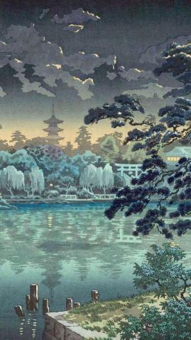 Ukiyo E App Anime Scenery Wallpaper Art