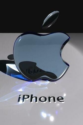 iPhone Crystal Apple Logo Wallpaper