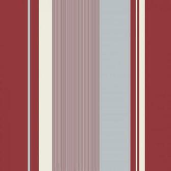 Crown Millie Stripe Wallpaper Red From I Love Uk